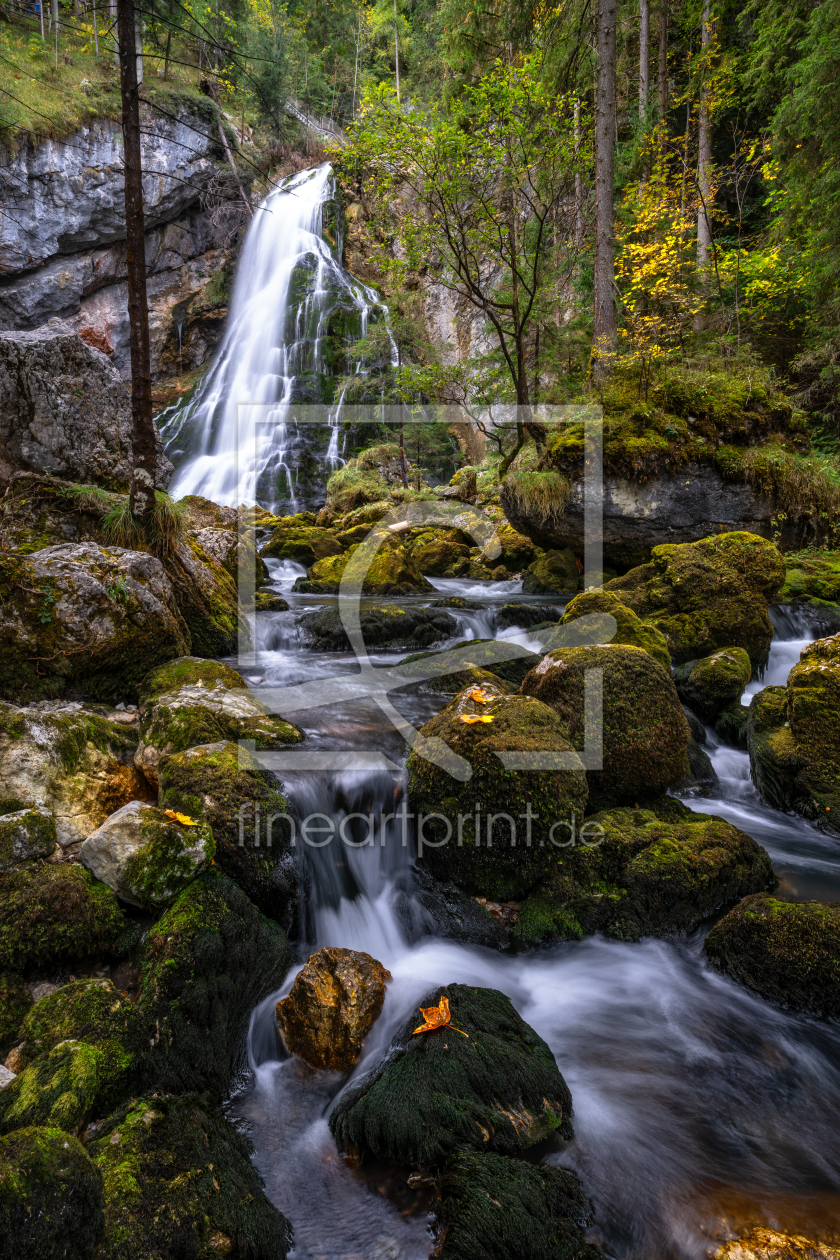 Bild-Nr.: 12761220 Gollinger Wasserfall im Herbst erstellt von Achim Thomae