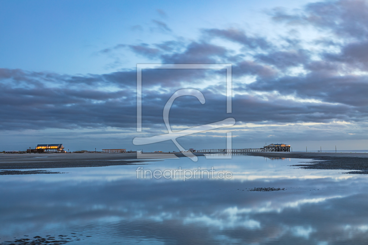 Bild-Nr.: 12761231 Wolkenspiegelung in der Nordsee erstellt von Ursula Reins