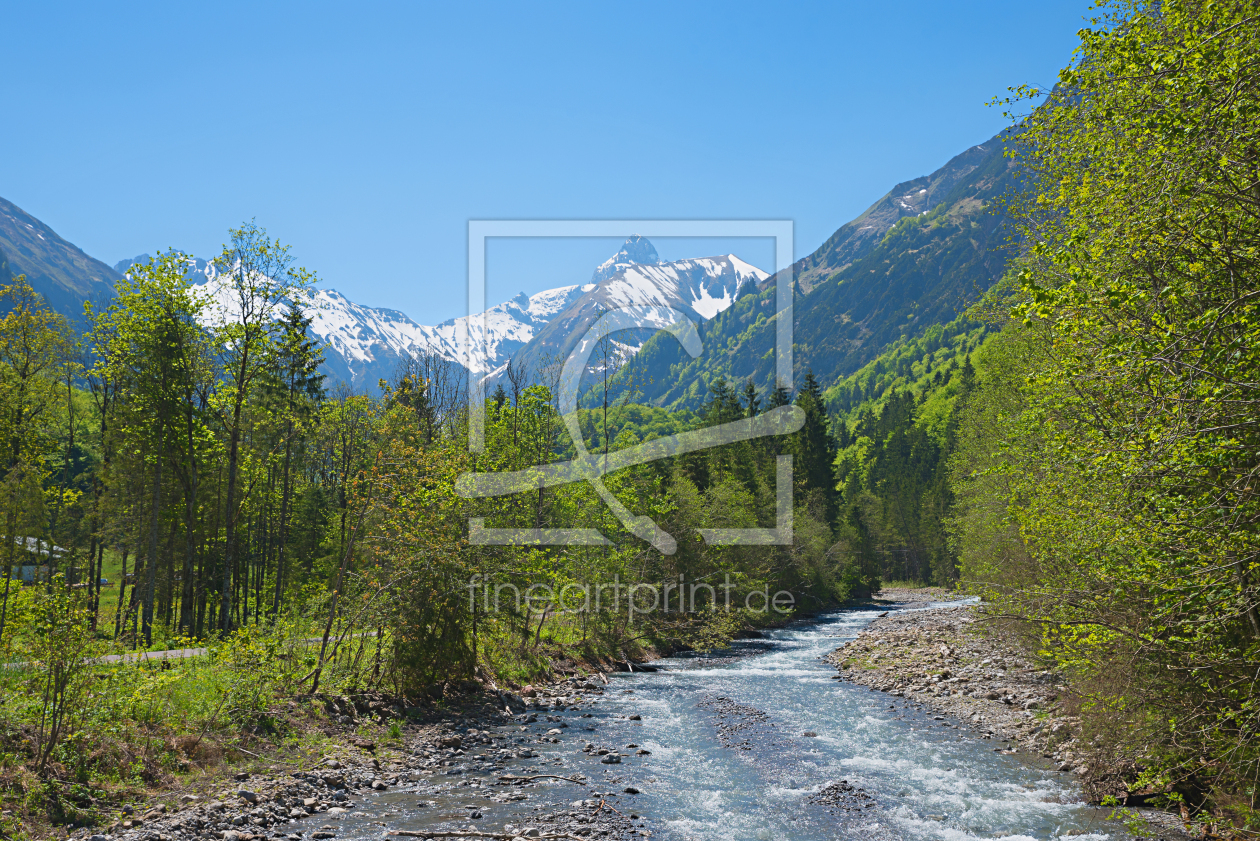 Bild-Nr.: 12761480 Frühling an der Trettach bei Oberstdorf erstellt von SusaZoom
