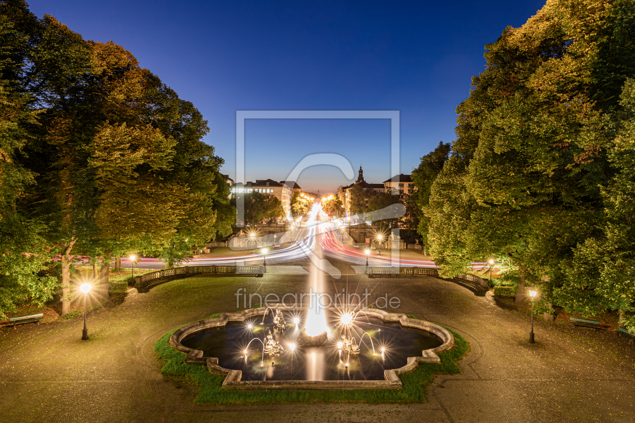 Bild-Nr.: 12762961 Prinzregent-Luitpold-Terrasse in München bei Nacht erstellt von dieterich