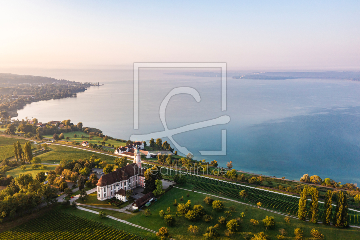 Bild-Nr.: 12762996 Luftbild Wallfahrtskirche Birnau am Bodensee erstellt von dieterich