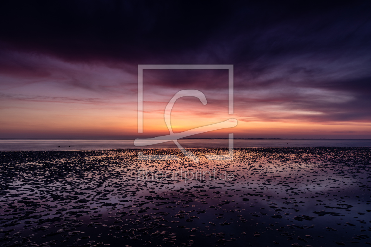 Bild-Nr.: 12764516 Wattenmeer vor Föhr kurz nach Sonnenuntergang erstellt von Konstantin-Articus