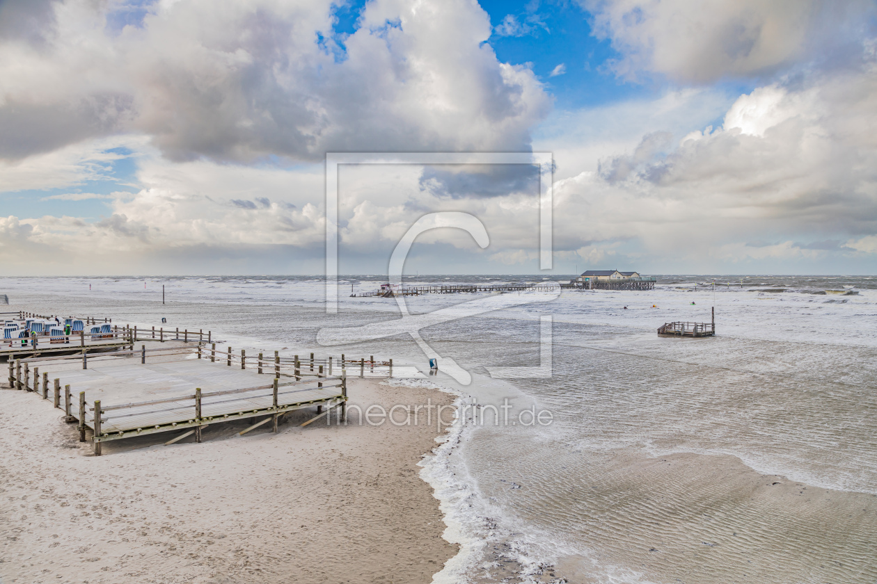 Bild-Nr.: 12764533 Paddeln in der Nordseebrandung erstellt von Ursula Reins