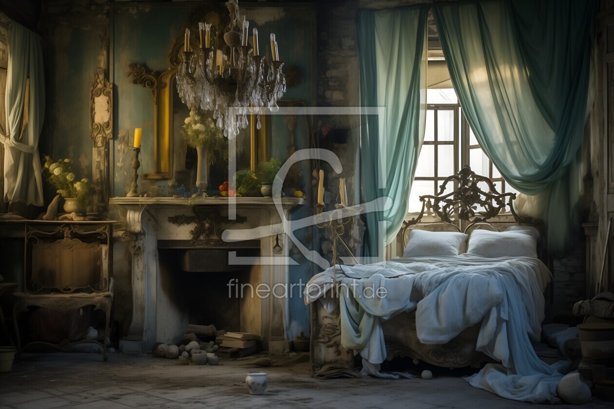 Bild-Nr.: 12764635 Lost Places Schlafzimmer erstellt von Heike  Hultsch