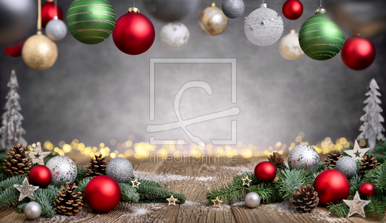 Bild-Nr.: 12764849 Weihnachtshintergrund mit hübscher Dekoration erstellt von Smileus