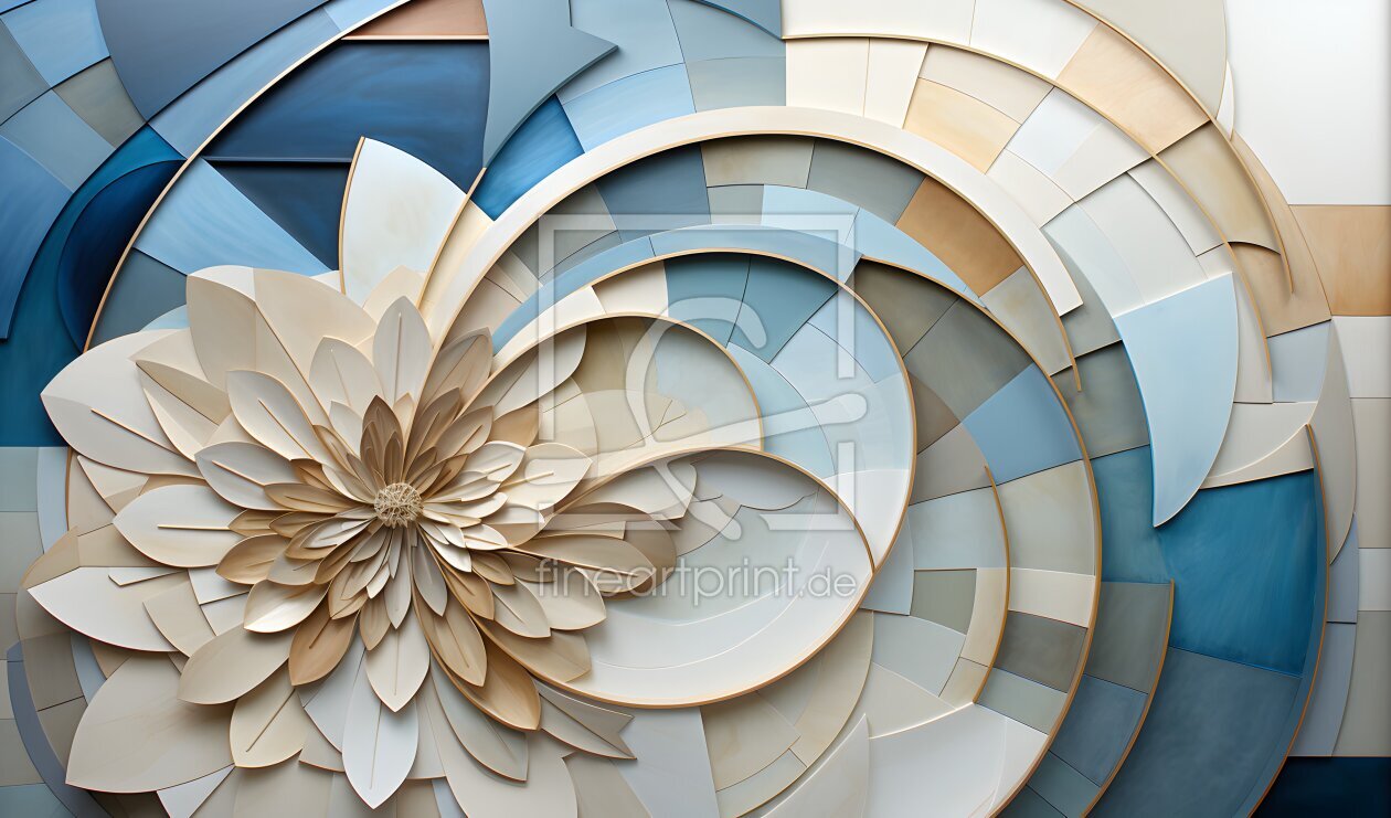 Bild-Nr.: 12766953 Moderne Wandgestaltung 3 D 1 KI erstellt von Heike  Hultsch