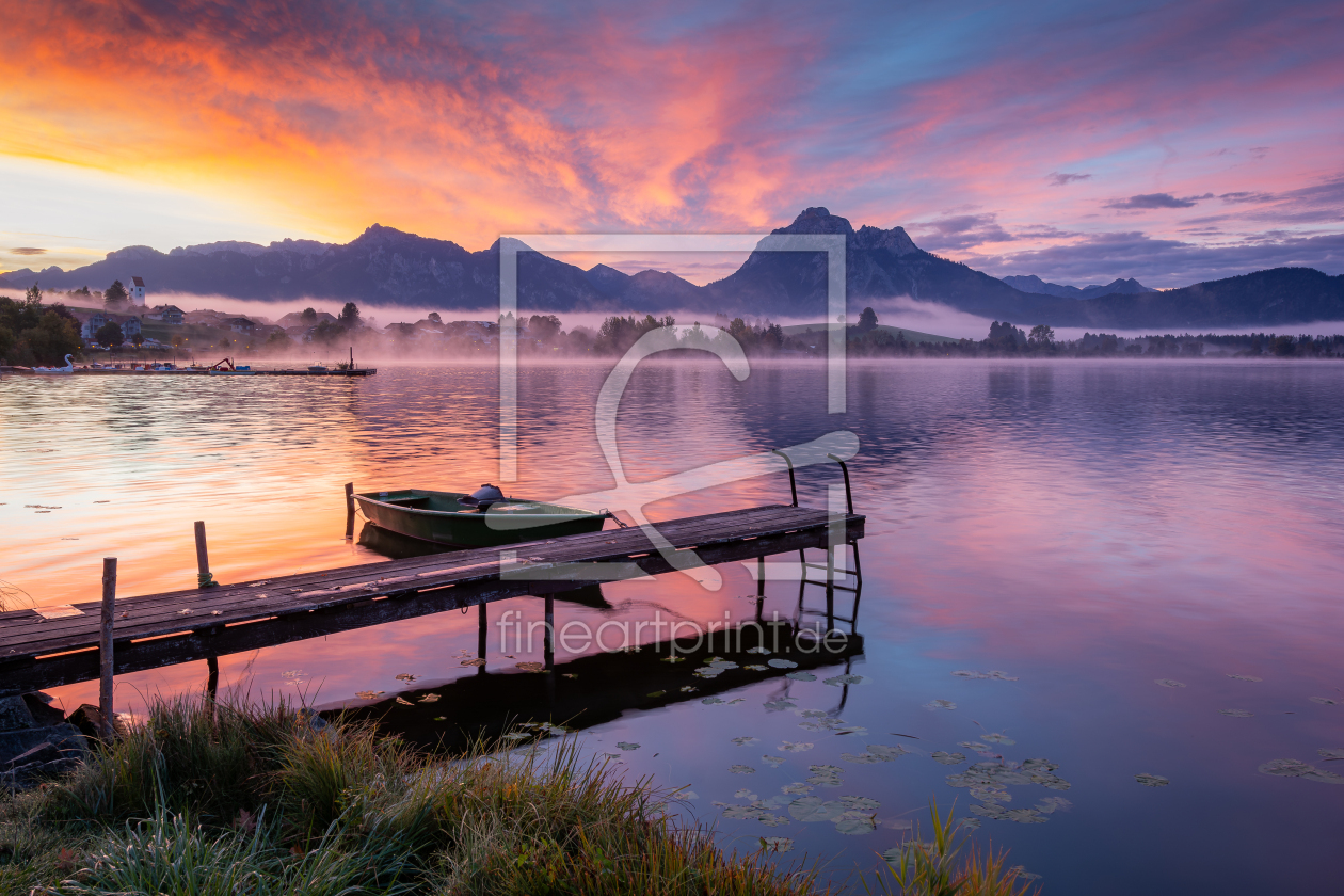 Bild-Nr.: 12766968 Sonnenaufgang am Hopfensee erstellt von Martin Martin Wasilewski