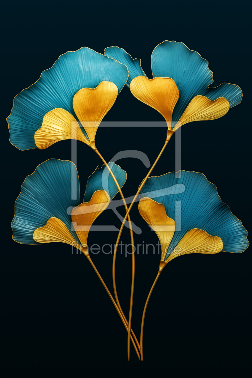 Bild-Nr.: 12767376 Gingko KI erstellt von Steffen Gierok