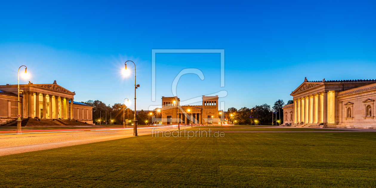 Bild-Nr.: 12768246 Königsplatz in München am Abend erstellt von dieterich