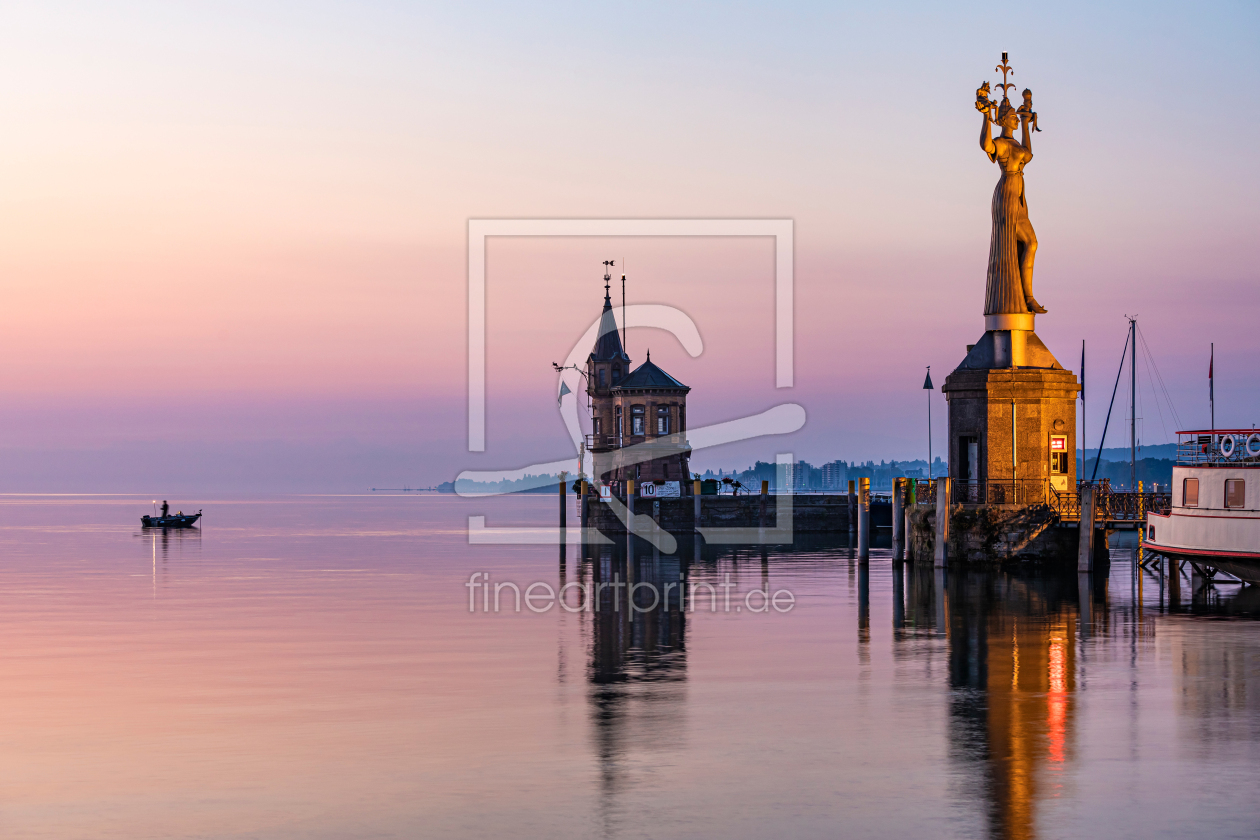 Bild-Nr.: 12769514 Fischer und die Imperia in Konstanz am Bodensee erstellt von dieterich