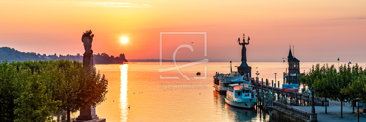 Bild-Nr.: 12769519 Panorama Sonnenaufgang in Konstanz am Bodensee erstellt von dieterich