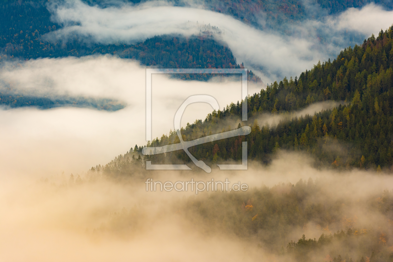 Bild-Nr.: 12770539 Nebelwälder in den Alpen erstellt von Martin Martin Wasilewski