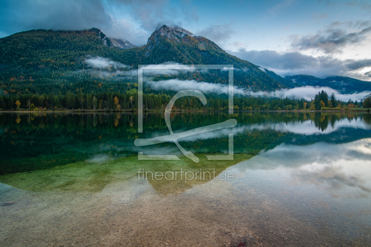 Bild-Nr.: 12770540 Herbstabend am Hintersee erstellt von Martin Martin Wasilewski