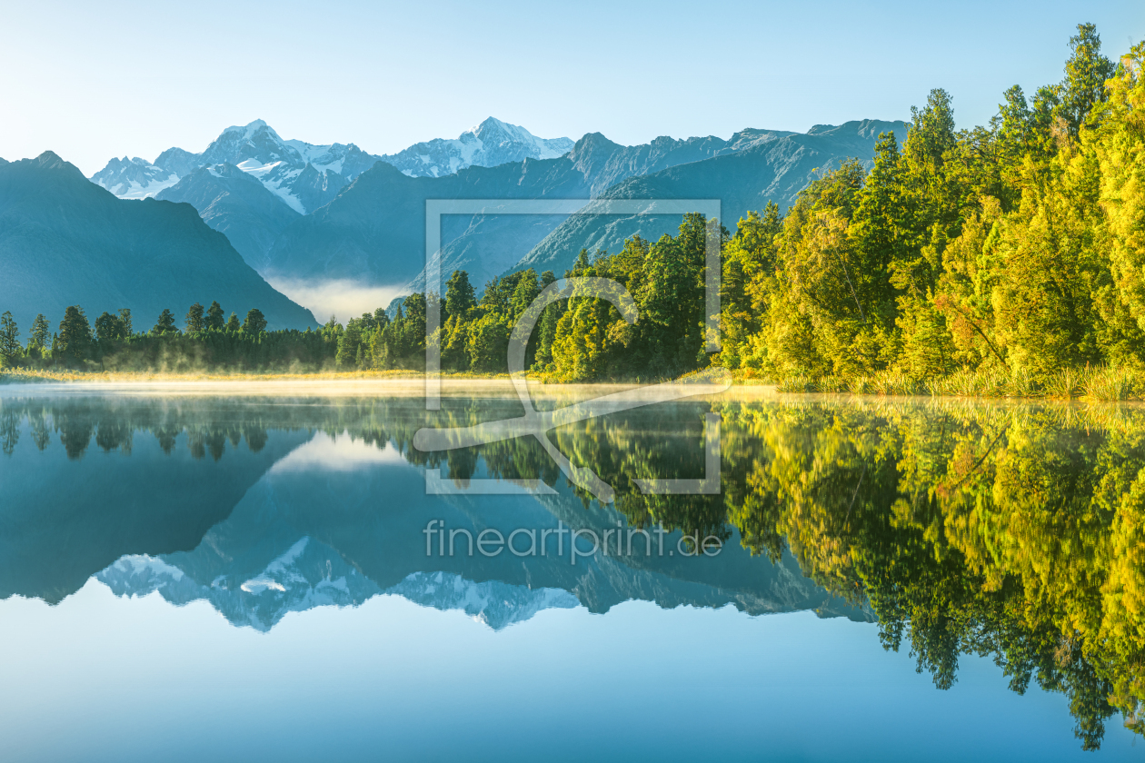 Bild-Nr.: 12771840 Neuseeland Lake Matheson am Morgen erstellt von Jean Claude Castor