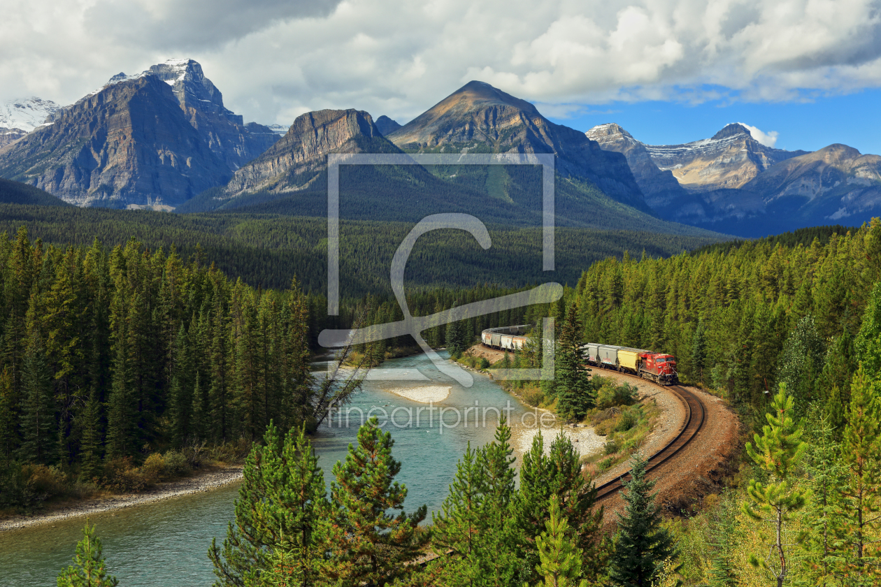 Bild-Nr.: 12771878 Morant\'s Curve im Banff Nationalpark erstellt von usafan