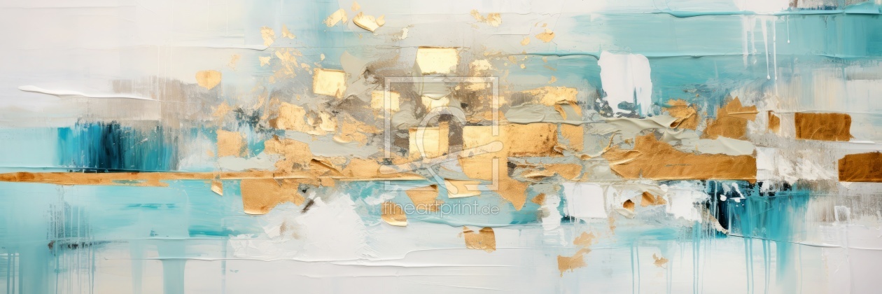 Bild-Nr.: 12773533 ABSTRAKTE KUNST Goldexplosion erstellt von Melanie Viola