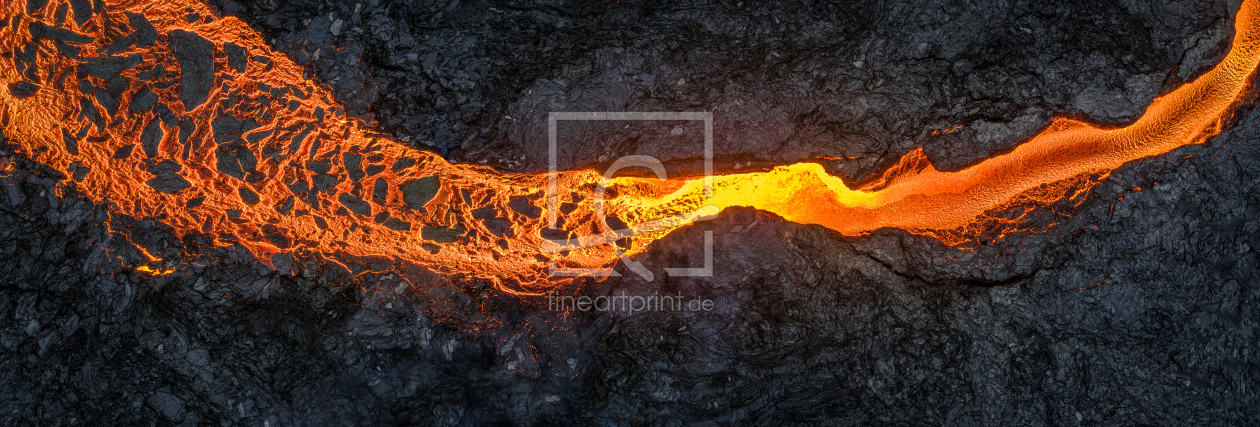 Bild-Nr.: 12774322 Lavafluss auf Island erstellt von eyetronic