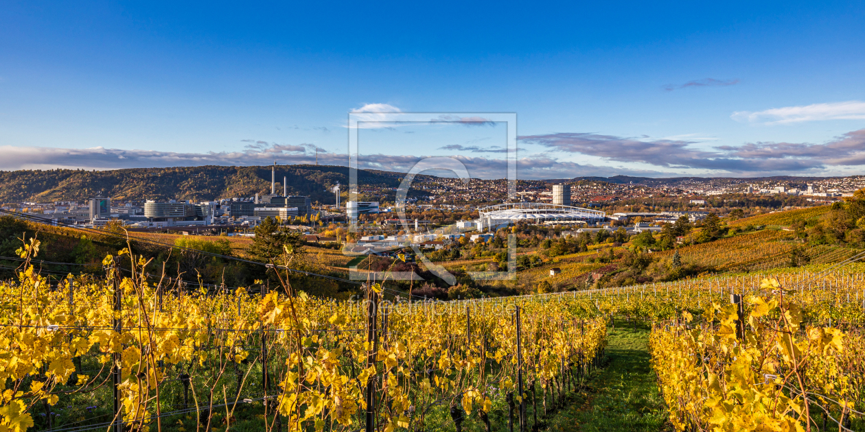 Bild-Nr.: 12774468 Weinberge und MHPArena  Bad Cannstatt - Stuttgart erstellt von dieterich