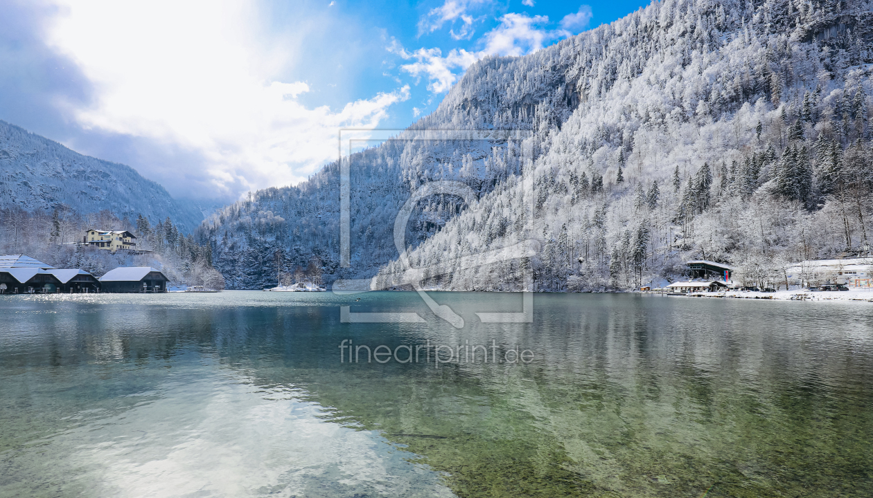 Bild-Nr.: 12778421 Wintertraaum am Königsee erstellt von Amazone54