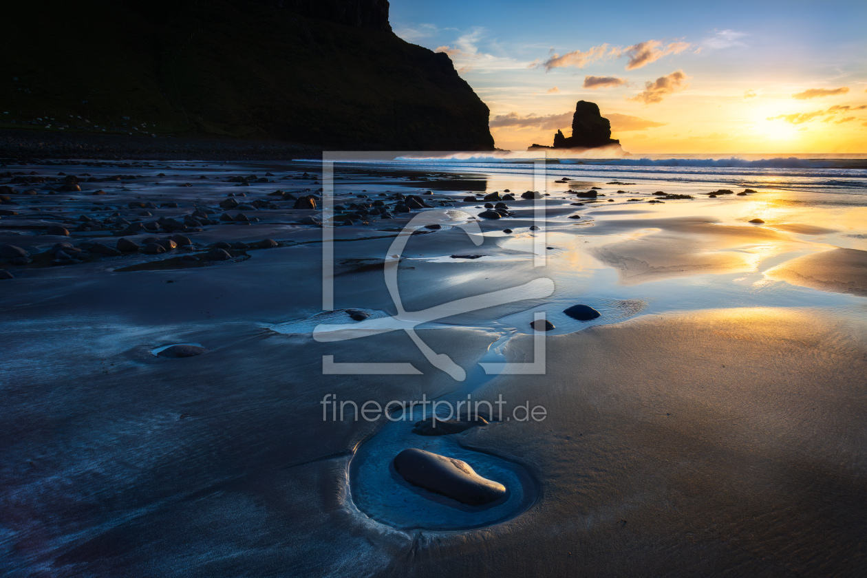 Bild-Nr.: 12782343 Sonnenuntergang am Strand in Schottland erstellt von Daniela Beyer
