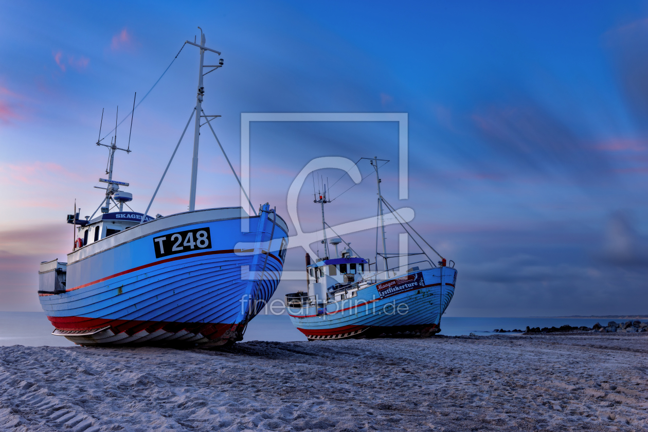 Bild-Nr.: 12786212 Fischerboote auf dem Strand erstellt von DirkR