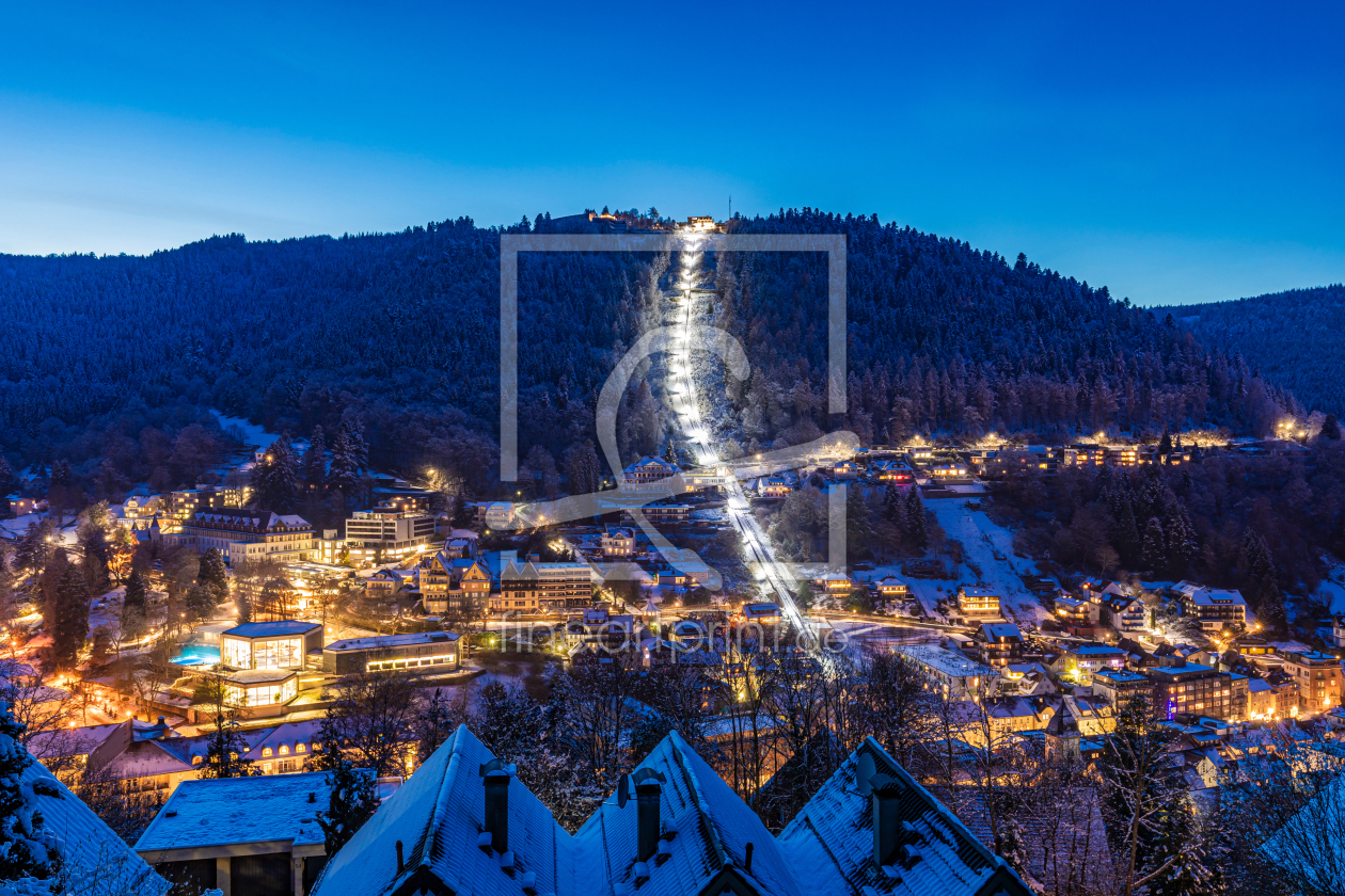 Bild-Nr.: 12789524 Winter in Bad Wildbad im Schwarzwald erstellt von dieterich