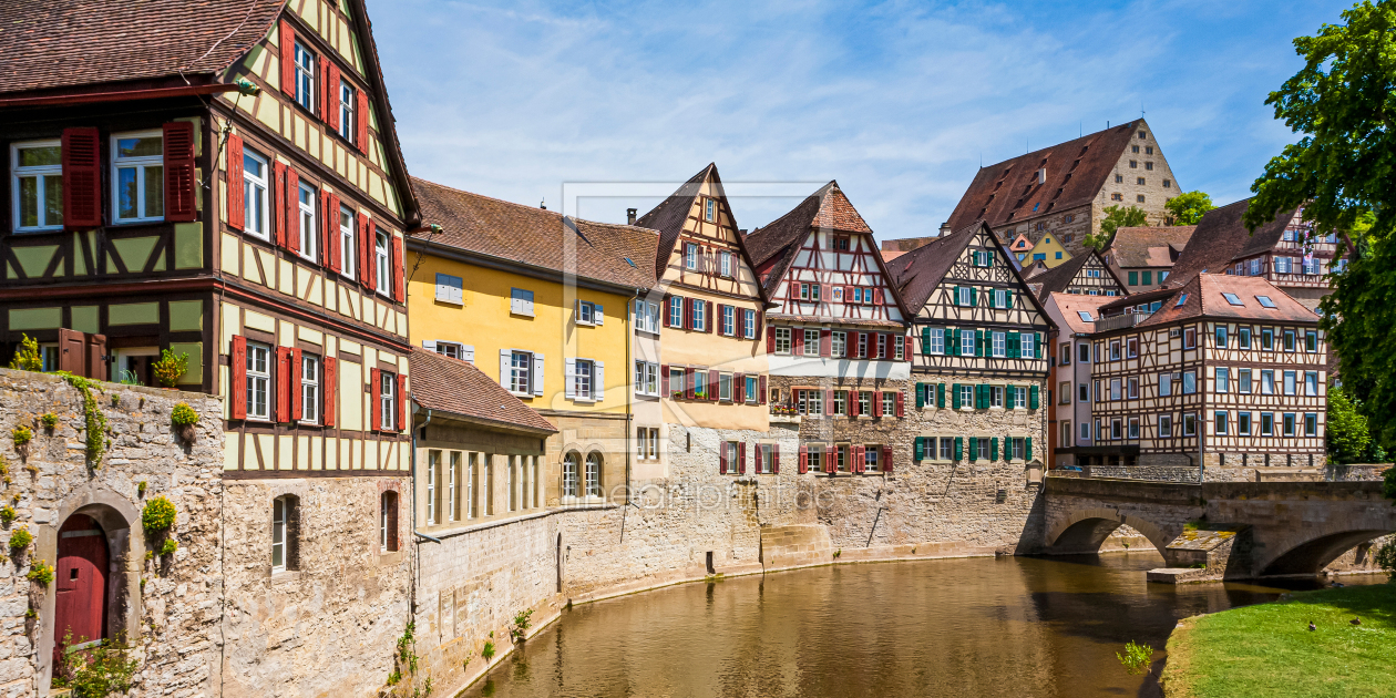 Bild-Nr.: 12789525 Fachwerkhäuser in der Altstadt von Schwäbisch Hall erstellt von dieterich