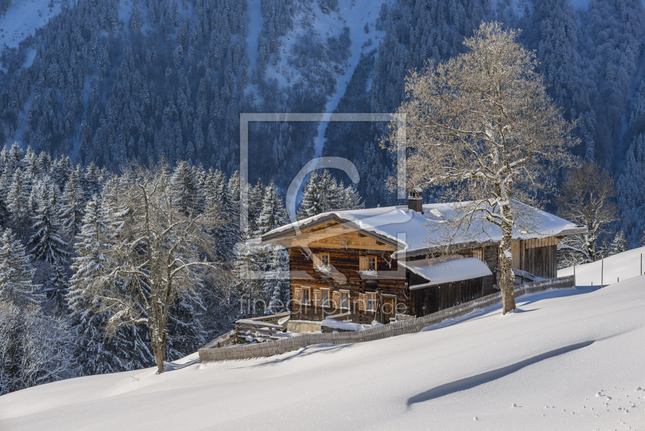 Bild-Nr.: 12789678 Bauernhof im Winter erstellt von Walter G. Allgöwer