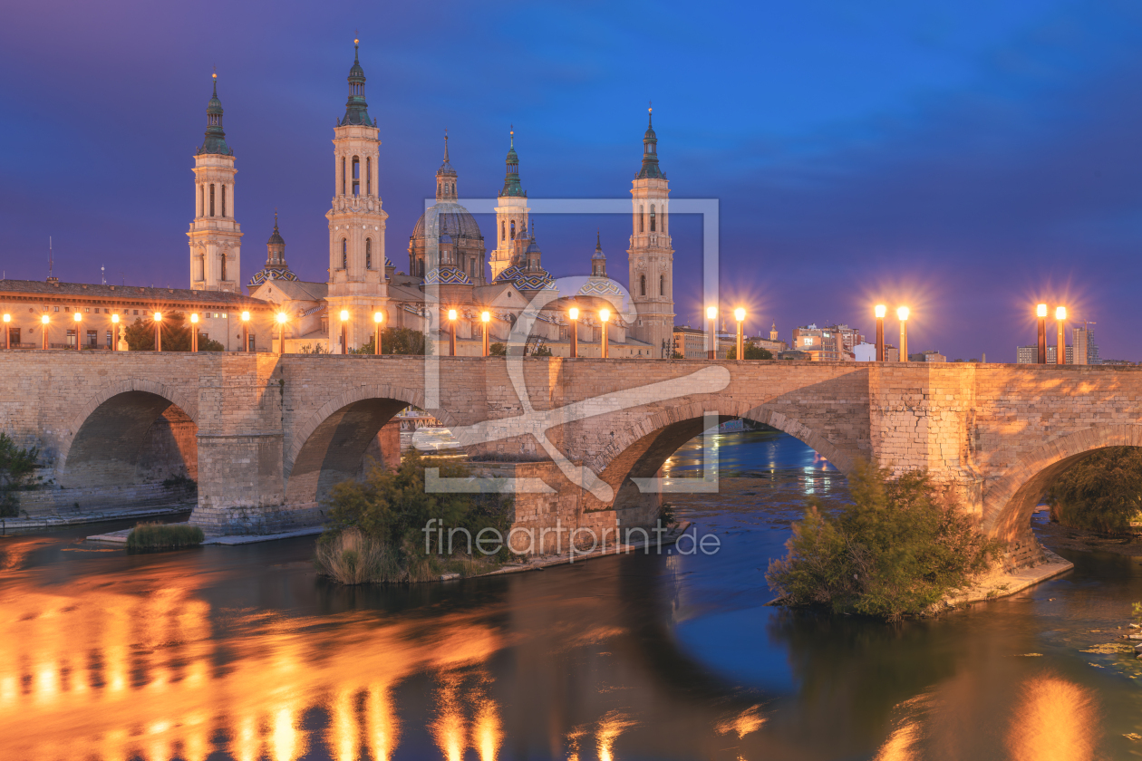 Bild-Nr.: 12791078 Spanien Saragossa Basilica del Pilar erstellt von Jean Claude Castor