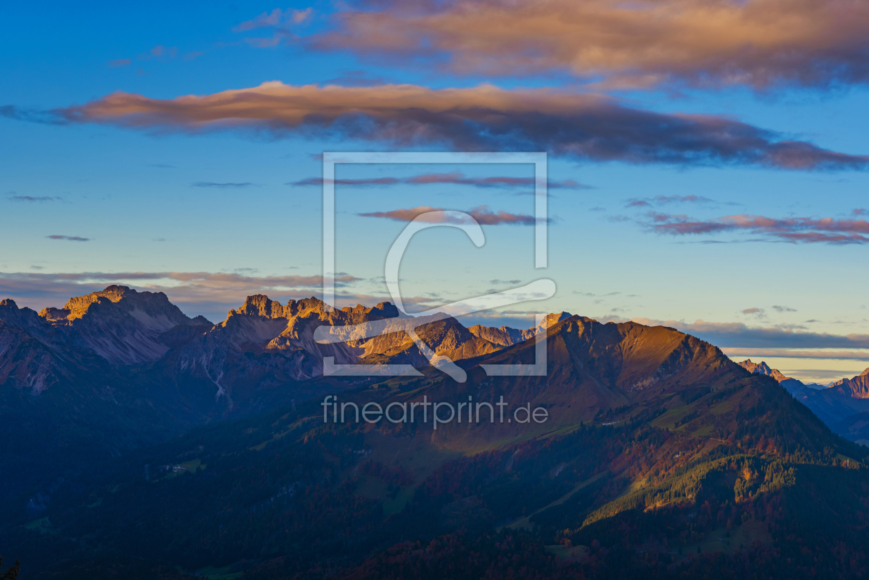 Bild-Nr.: 12791402 Sonnenaufgang Allgäuer Alpen erstellt von Walter G. Allgöwer