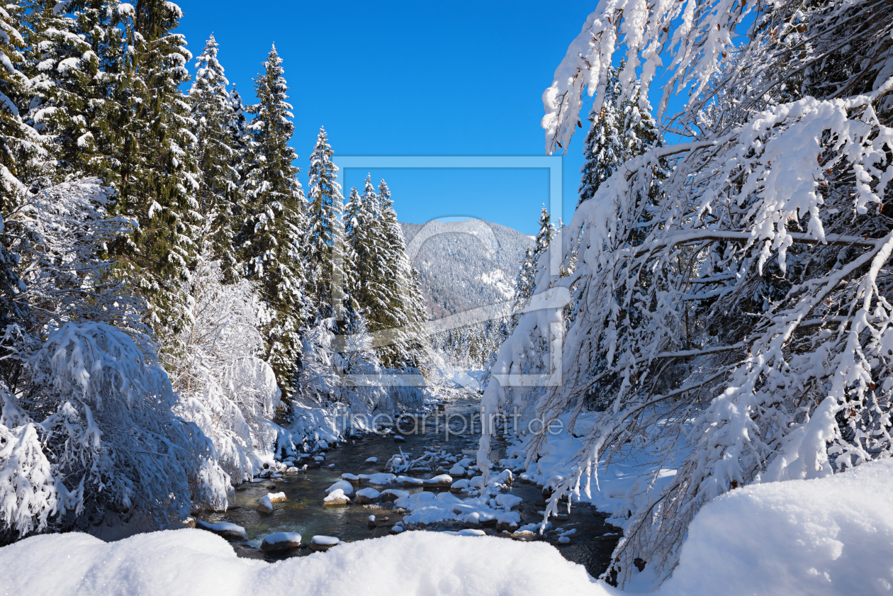 Bild-Nr.: 12792156 Winter an der Weissach erstellt von SusaZoom