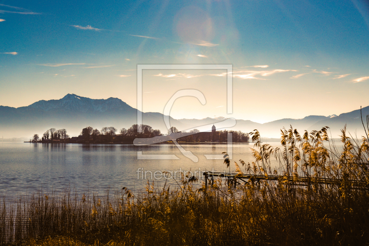 Bild-Nr.: 12792415 Lichtstimmung am Chiemsee mit Blick zur Fraueninse erstellt von ralf werner froelich