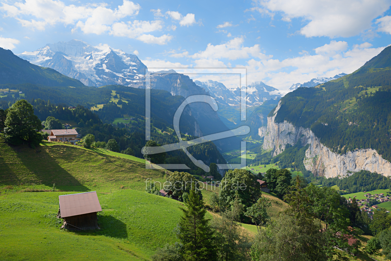 Bild-Nr.: 12793464 Das Lauterbrunnental im Berner Oberland erstellt von SusaZoom