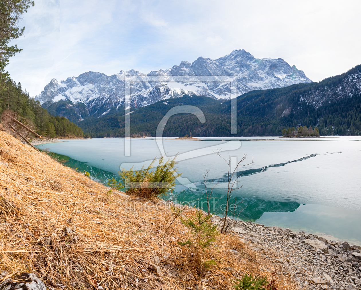 Bild-Nr.: 12796985 Eibsee und Zugspitze erstellt von SusaZoom