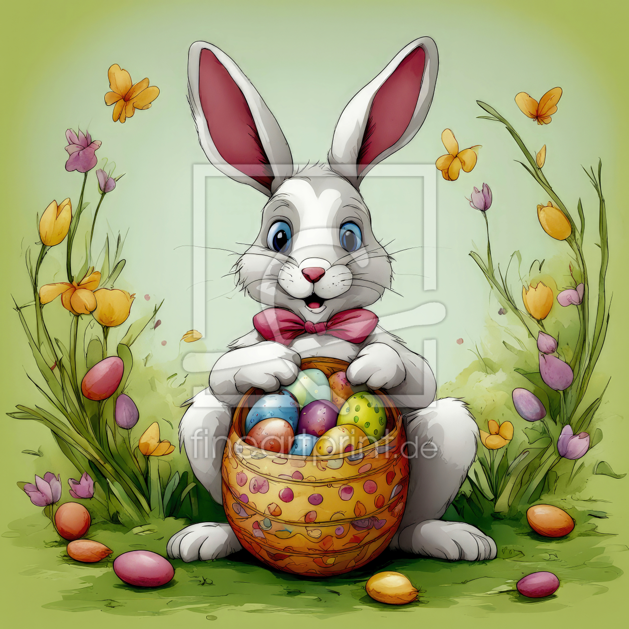 Bild-Nr.: 12797371 Osterhase KI erstellt von XYRIUS