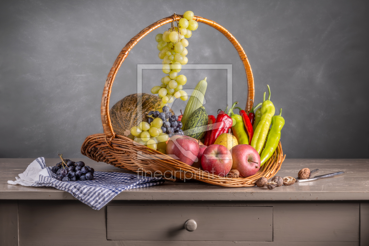 Bild-Nr.: 12797423 Obst- und Gemüsekorb erstellt von Rolf Eschbach