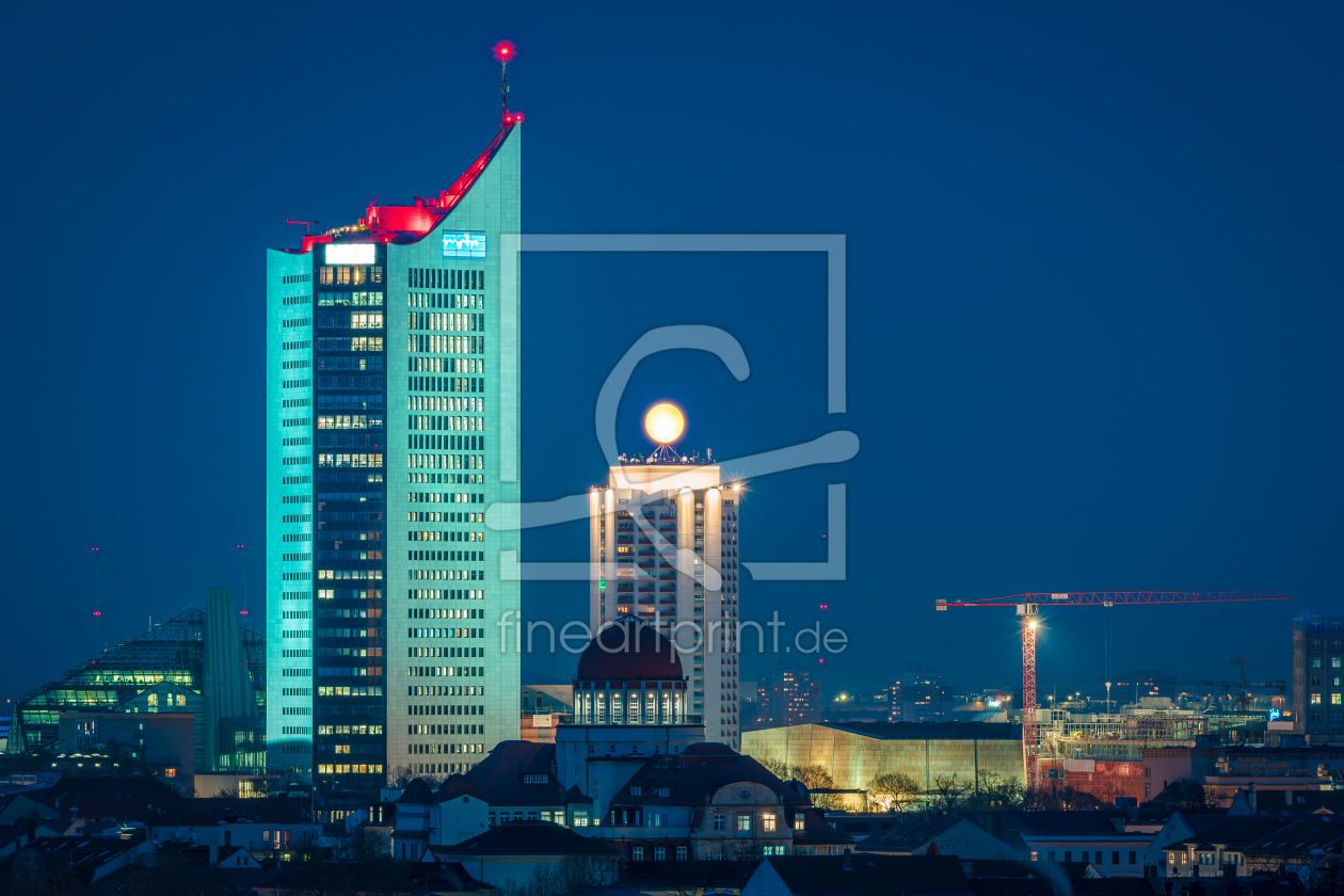 Bild-Nr.: 12797966 Leipzig bei Nacht erstellt von Martin Martin Wasilewski