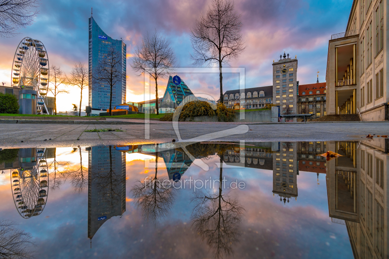 Bild-Nr.: 12797968 Augustusplatz in Leipzig am Abend erstellt von Martin Martin Wasilewski