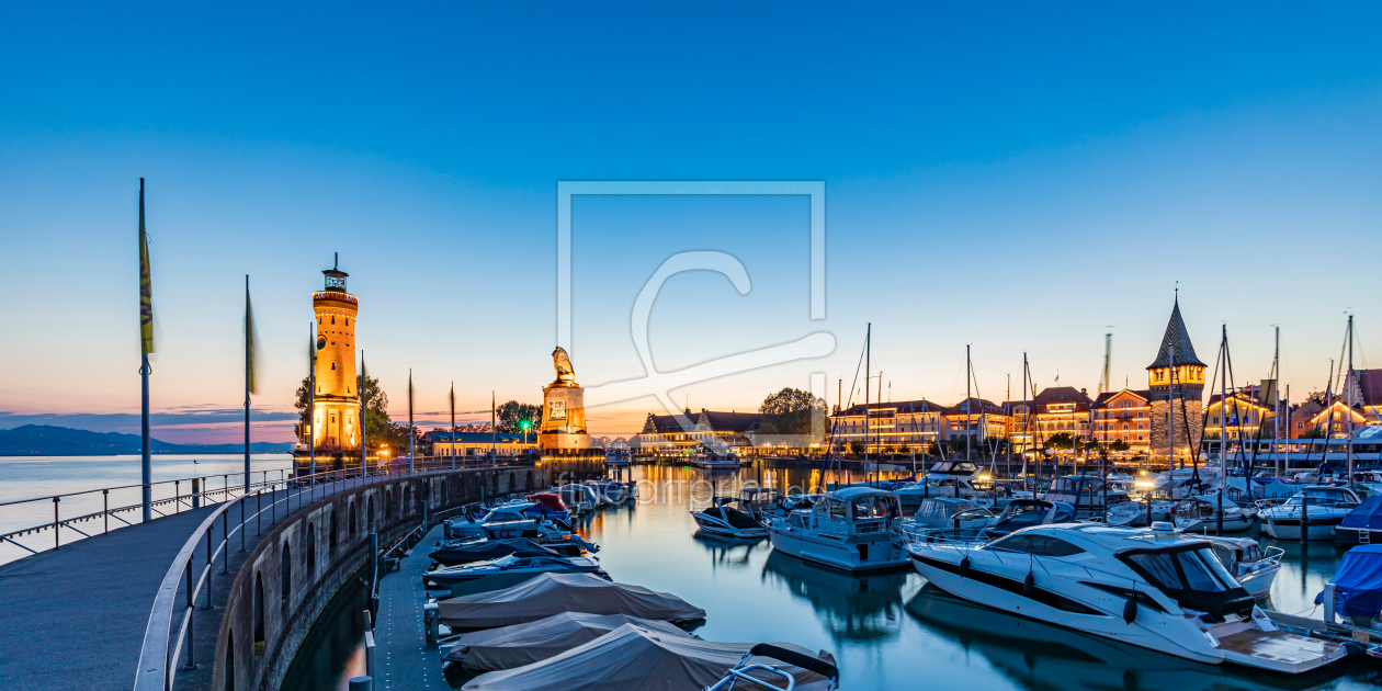 Bild-Nr.: 12799228 Hafen von Lindau am Bodensee  erstellt von dieterich