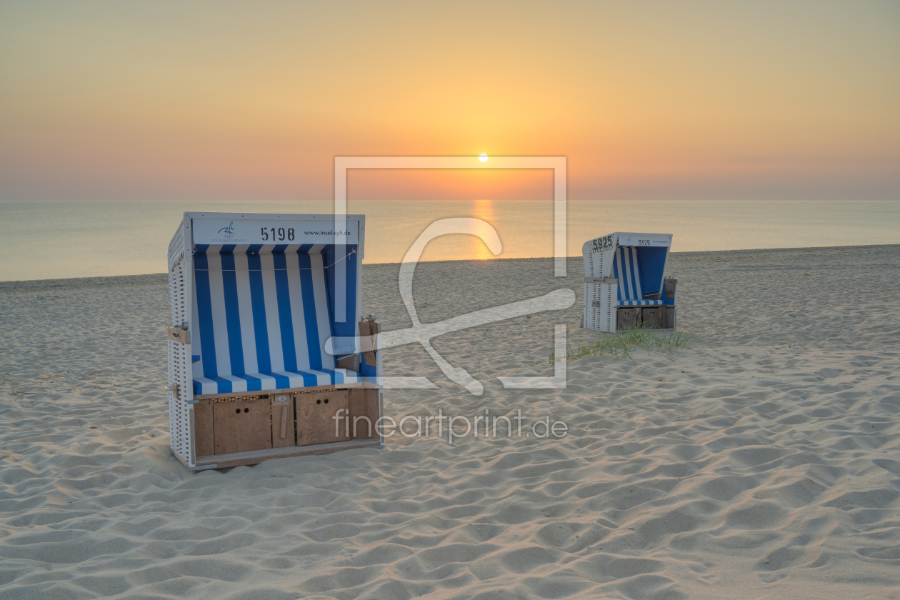 Bild-Nr.: 12799315 Strandkörbe in Rantum auf Sylt erstellt von Michael Valjak