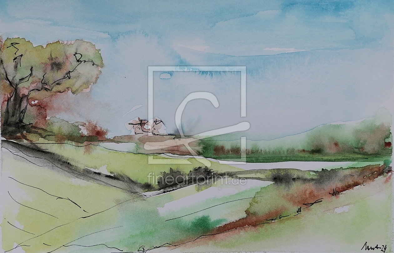 Bild-Nr.: 12799737 Aquarell Landschaft II erstellt von Opus