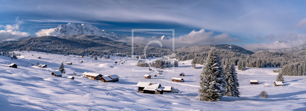 Bild-Nr.: 12800626 Winterlandschaft in Oberbayern erstellt von Achim Thomae