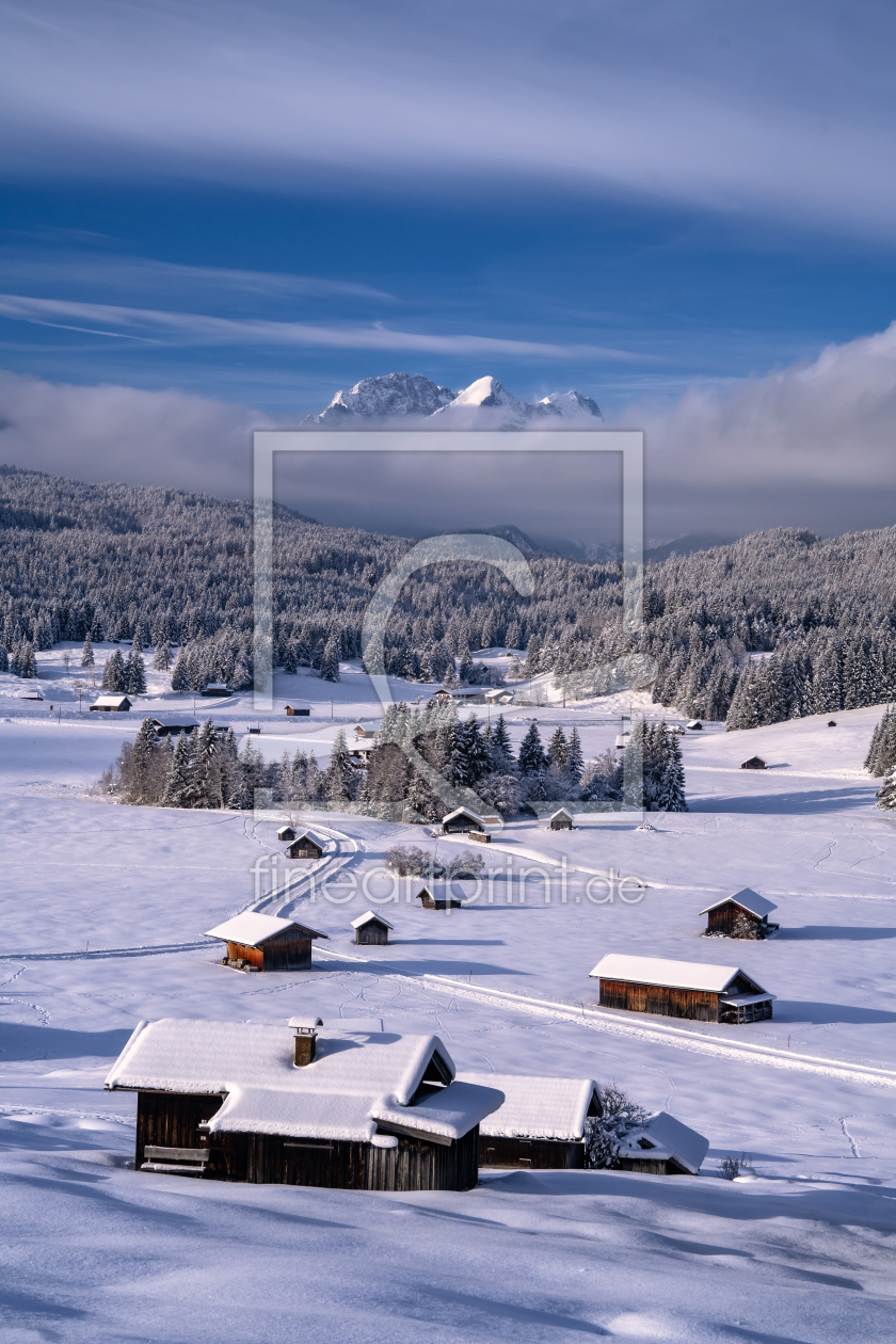 Bild-Nr.: 12801307 Winterlandschaft in Oberbayern erstellt von Achim Thomae