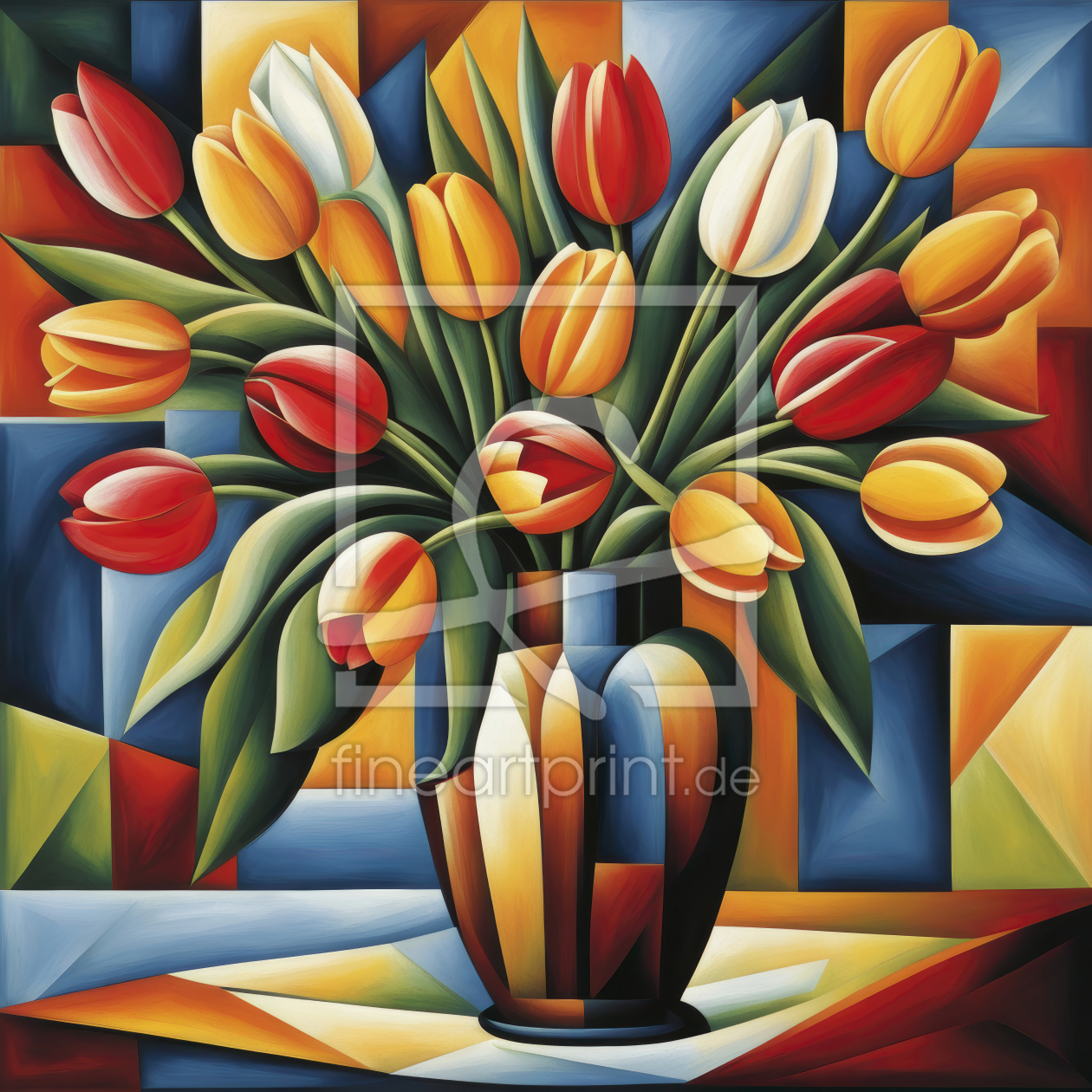Bild-Nr.: 12802563 Tulpen in Vase KI erstellt von XYRIUS