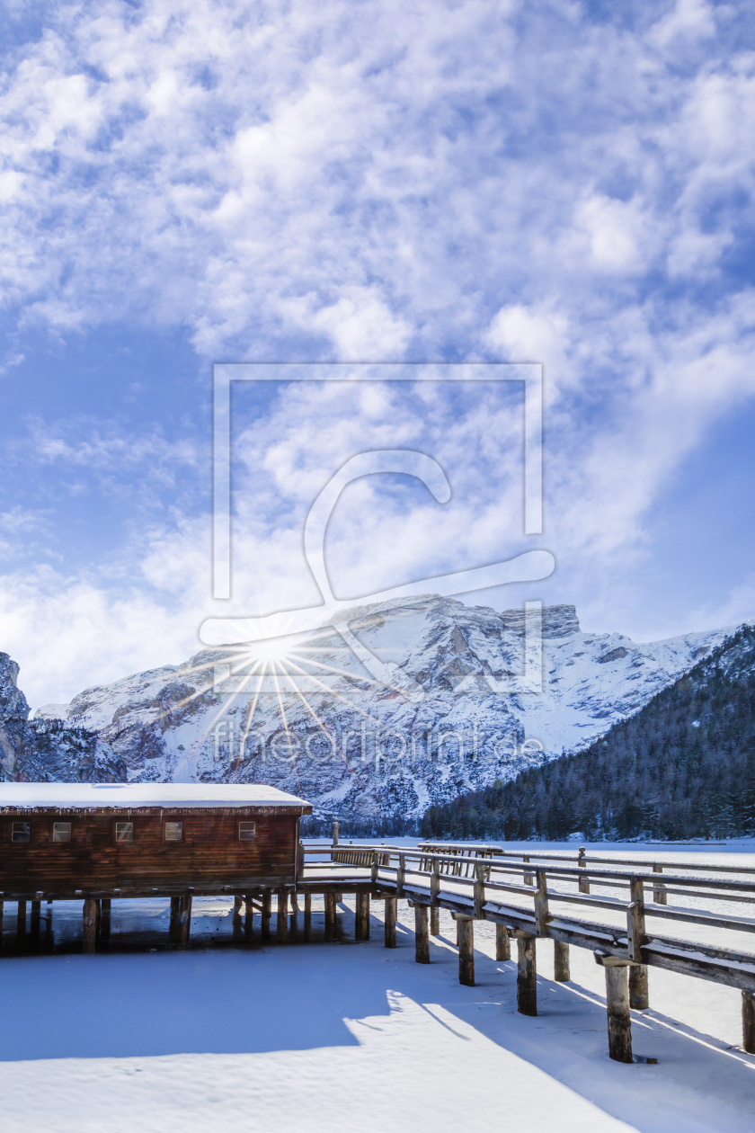 Bild-Nr.: 12802849 Pragser Wildsee im Winter erstellt von Melanie Viola