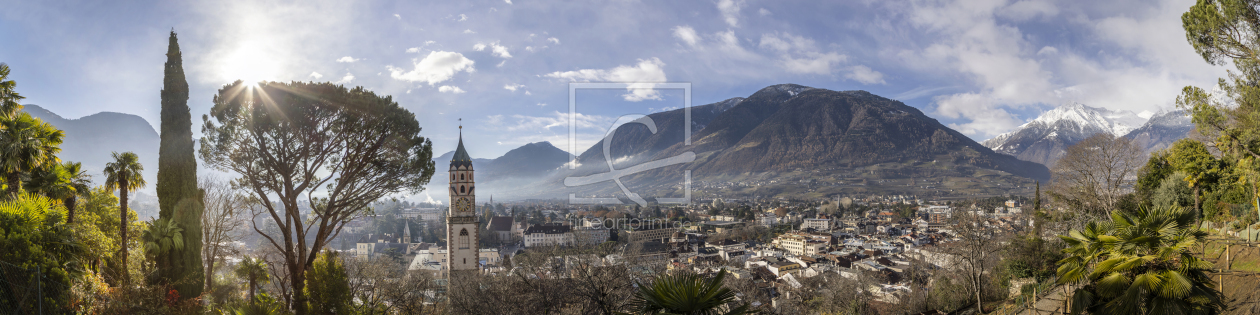 Bild-Nr.: 12802850 Beeindruckendes Panorama aus Meran erstellt von Melanie Viola