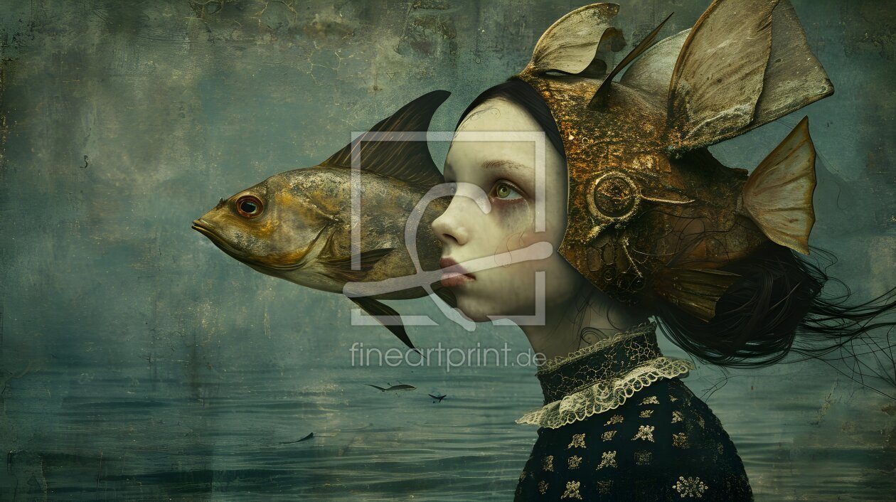 Bild-Nr.: 12803915 Fischkopf erstellt von Heike  Hultsch