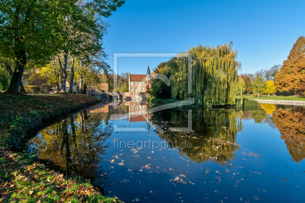 Bild-Nr.: 12804521 Der Schlosspark im Herbst vor Burg Hülshoff erstellt von volker heide