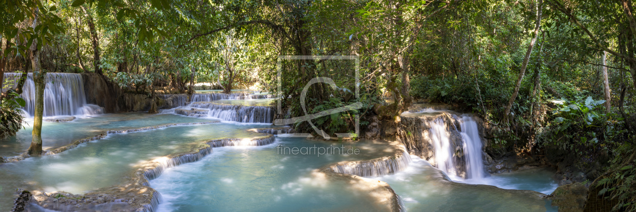 Bild-Nr.: 12804779 Kuang Si Wasserfälle erstellt von Walter G. Allgöwer