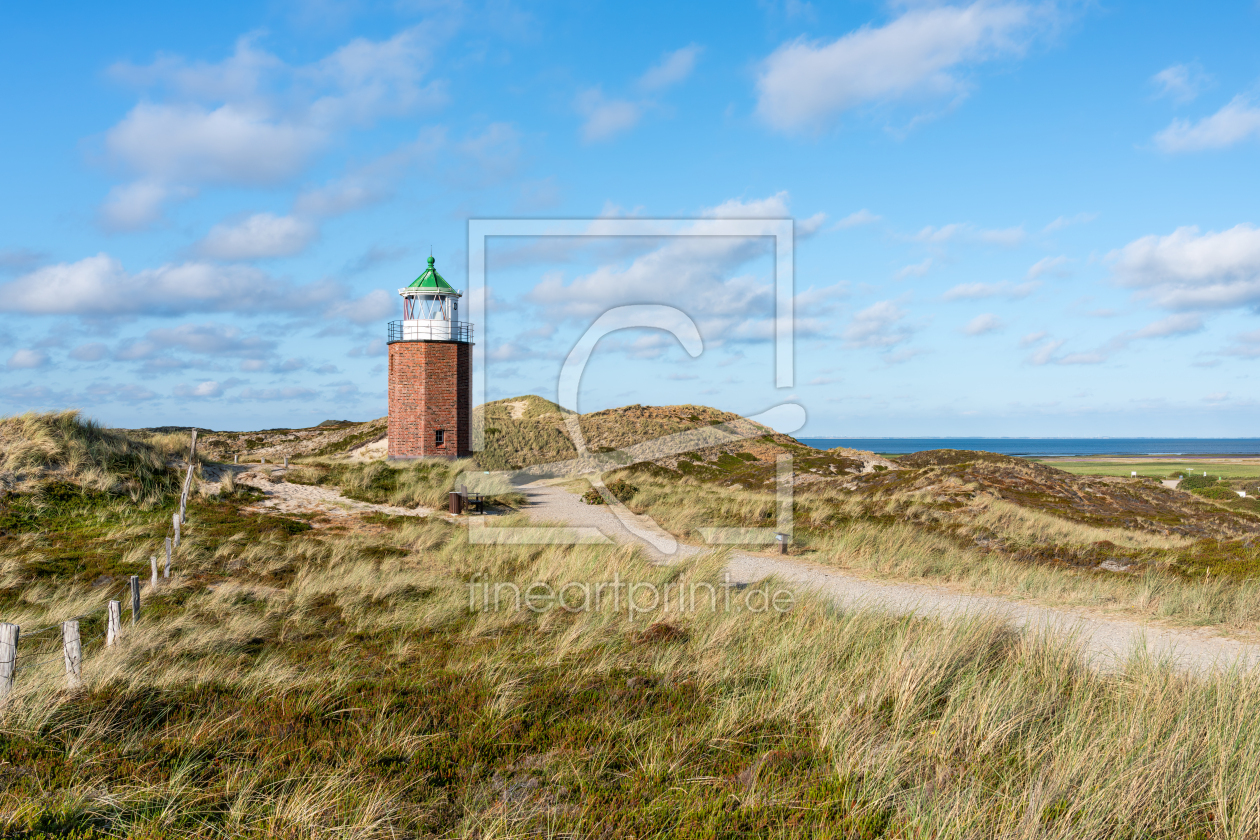 Bild-Nr.: 12808836 Leuchtturm Quermarkenfeuer Rotes Kliff auf Sylt erstellt von eyetronic